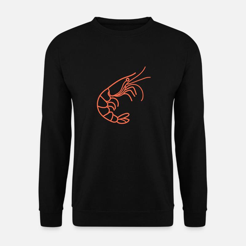 Shrimp - Unisex Sweatshirt - black