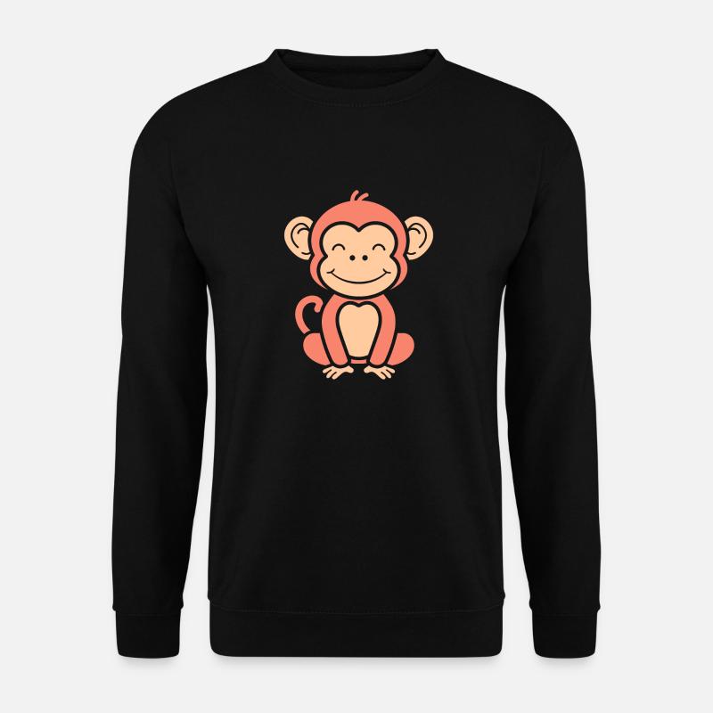 Pavian-Affe - Unisex Pullover - Schwarz