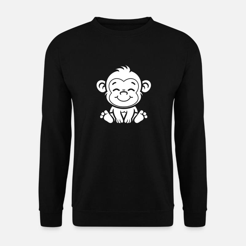 Baboon monkey - Unisex Sweatshirt - black
