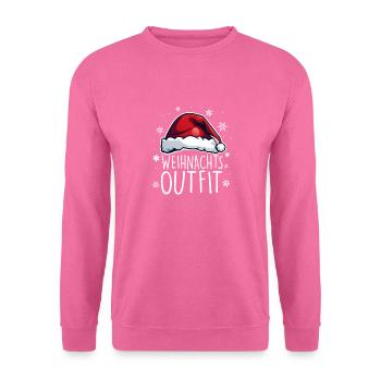 Weihnachtsoutfit Weihnachten - Unisex Pullover - Pink - Vorne