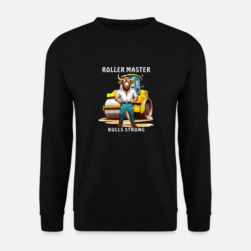 ROLLER MASTER BULLS STRONG - Unisex Pullover - Schwarz