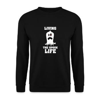 Vivre la vie fantôme Spook Life Appât - Sweat-shirt Unisexe - noir - Devant - Alina (178cm) & Michal (187cm)