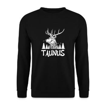 Taunus - Unisex Pullover - Schwarz - Vorne - Alina (178cm) & Michal (187cm)