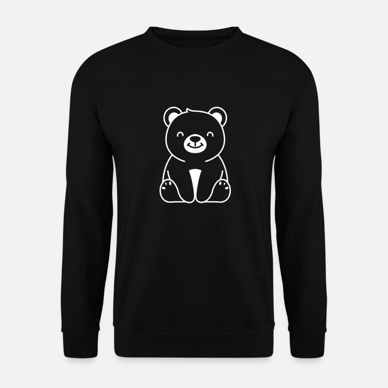 Grizzly bear cub - Unisex Sweatshirt - black
