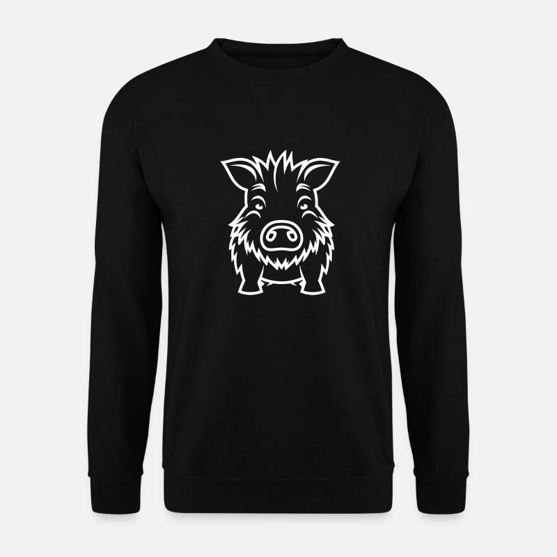Cinghiale - Felpa unisex - nero