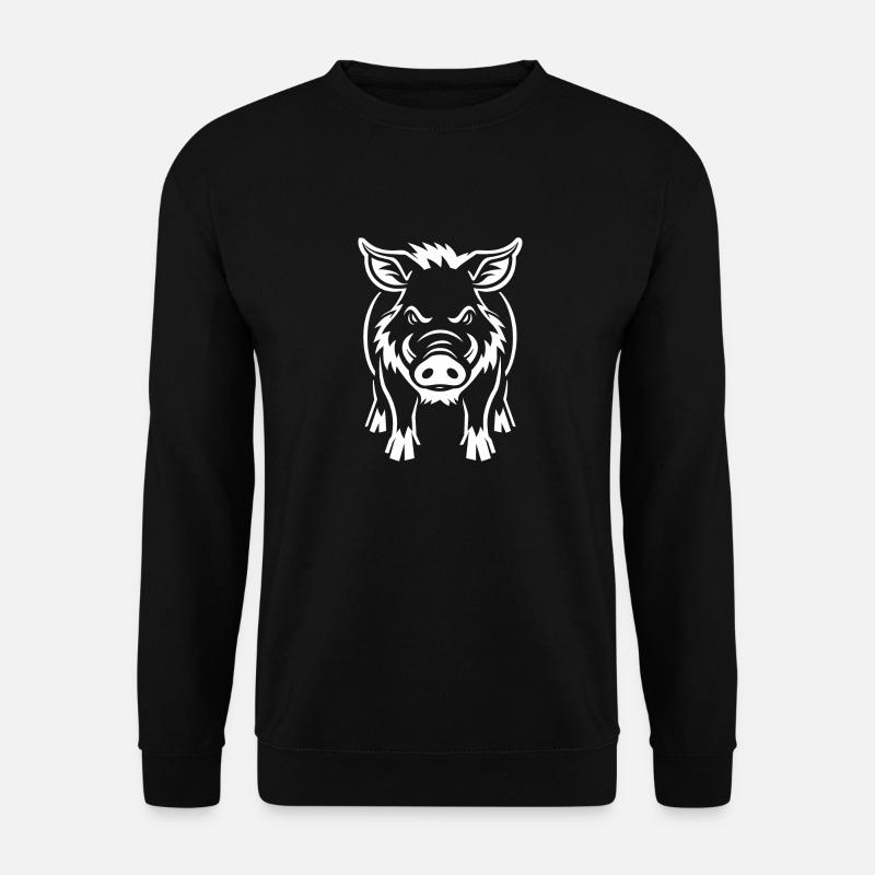 Wildschwein - Unisex Pullover - Schwarz