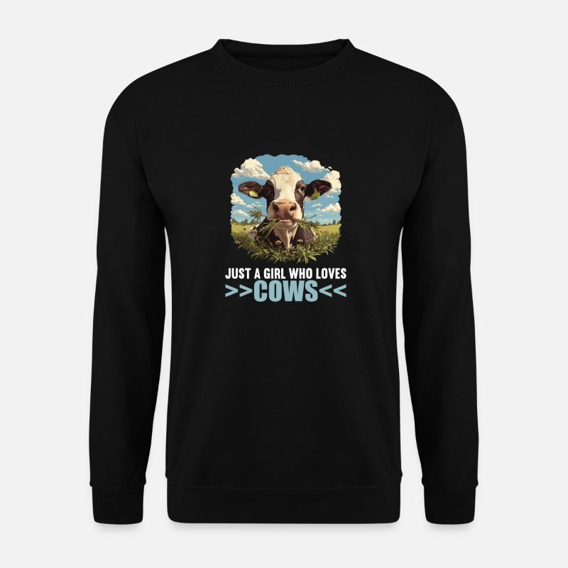 Cows Cow - Unisex Sweatshirt - black