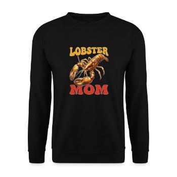 Lobster Mom - Unisex Pullover - Schwarz - Vorne - Alina (178cm) & Michal (187cm)