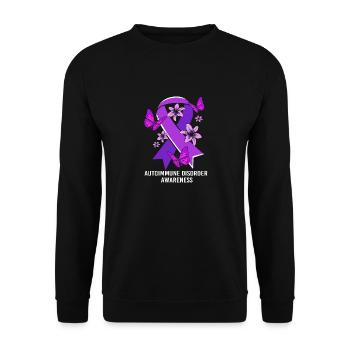 Autoimmunkrankheit - Unisex Pullover - Schwarz - Vorne - Alina (178cm) & Michal (187cm)