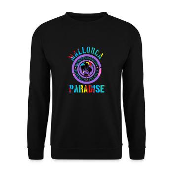 seventeenth state of Mallorca Palma - Unisex Sweatshirt - black - Front - Alina (178cm) & Michal (187cm)