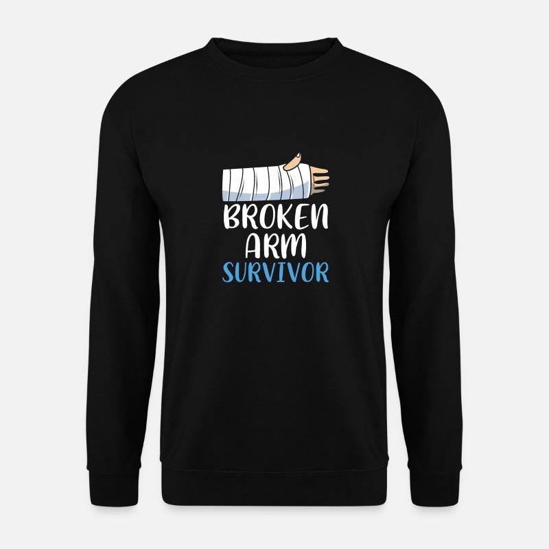 Broken Arm Bone Fracture - Unisex Sweatshirt - black