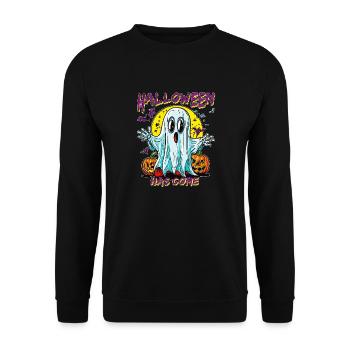 HALLOWEEN HAS COME - Unisex Sweatshirt - black - Front - Alina (178cm) & Michal (187cm)