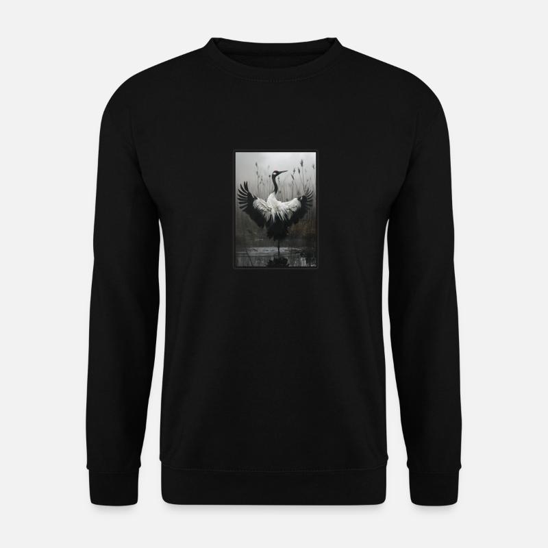 Cranes Crane - Unisex Sweatshirt - black
