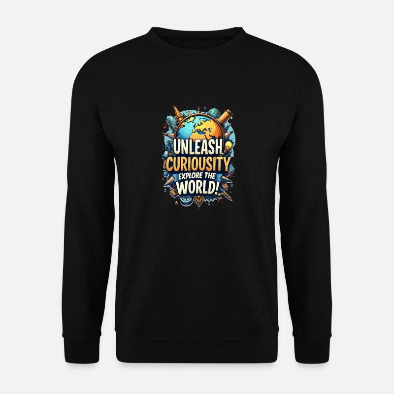 EXPLORE THE WORLD - Unisex Sweatshirt - black
