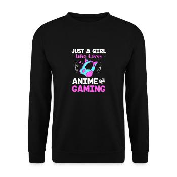 Joueur - Sweat-shirt Unisexe - noir - Devant - Alina (178cm) & Michal (187cm)