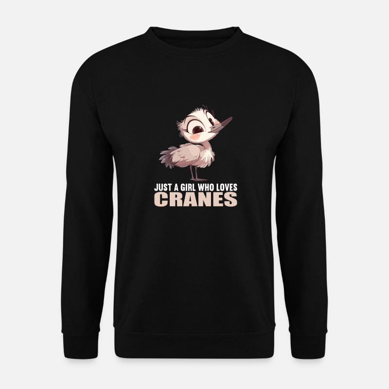 Cranes Crane - Unisex Sweatshirt - black