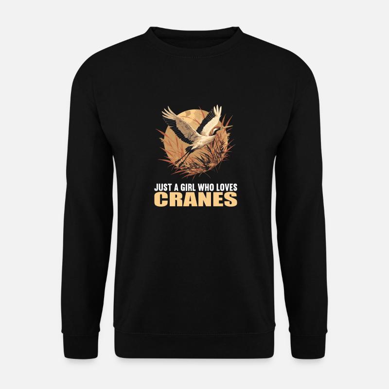 Cranes Crane - Unisex Sweatshirt - black