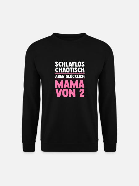 Mom of 2 children - Unisex Sweatshirt - black