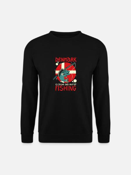 Fishing in Denmark - Unisex Sweatshirt - black