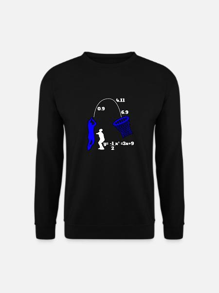 Sports Baller Hoops Player Calculation Basketball - Unisex Sweatshirt - black