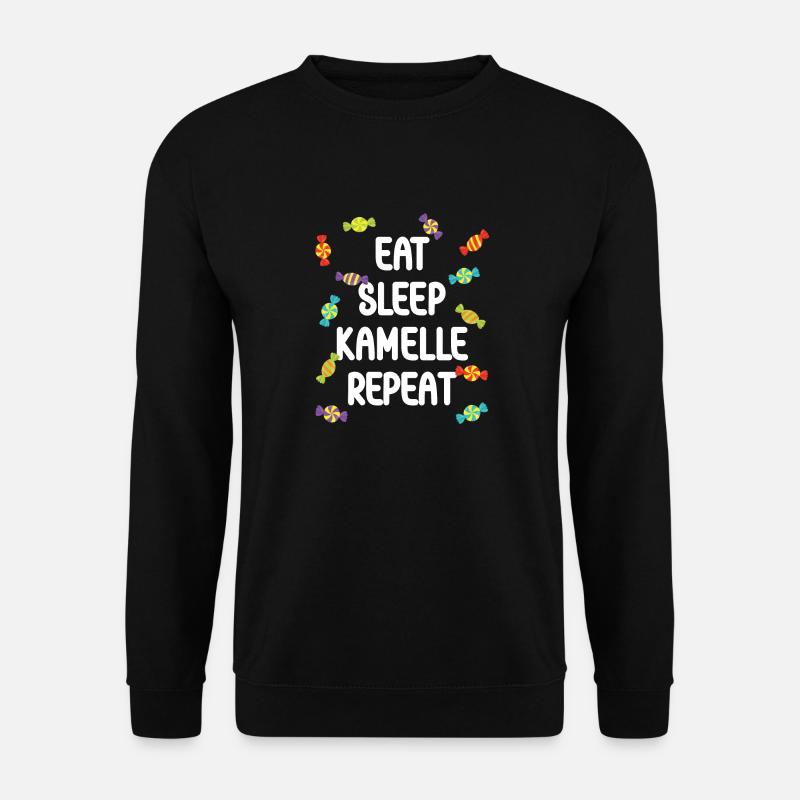 Kamelle Karneval Outfit Fasching Kostüm Bonbons - Unisex Pullover - Schwarz