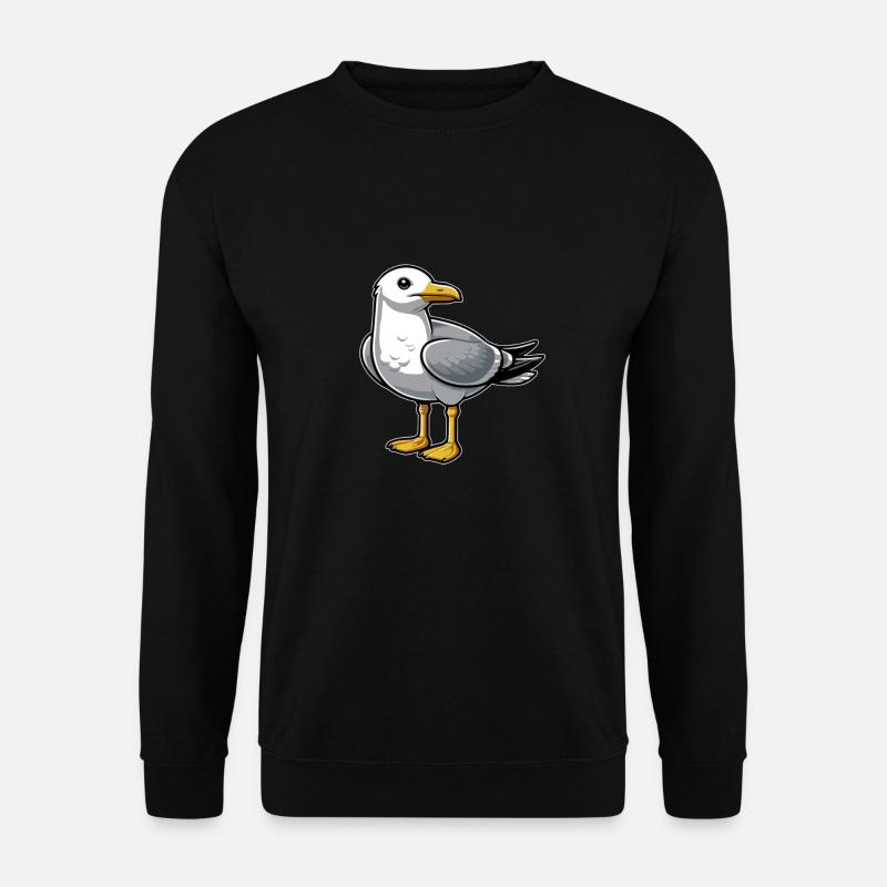 Möwe - Unisex Pullover - Schwarz