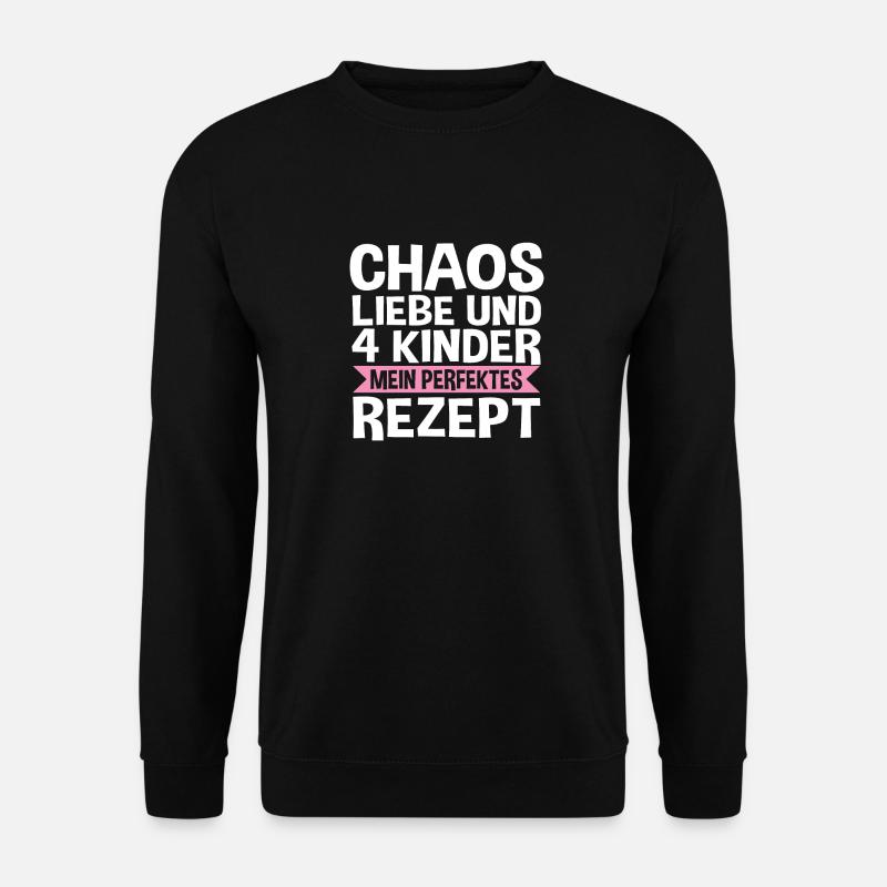 Mama Von 4 Kindern - Unisex Pullover - Schwarz