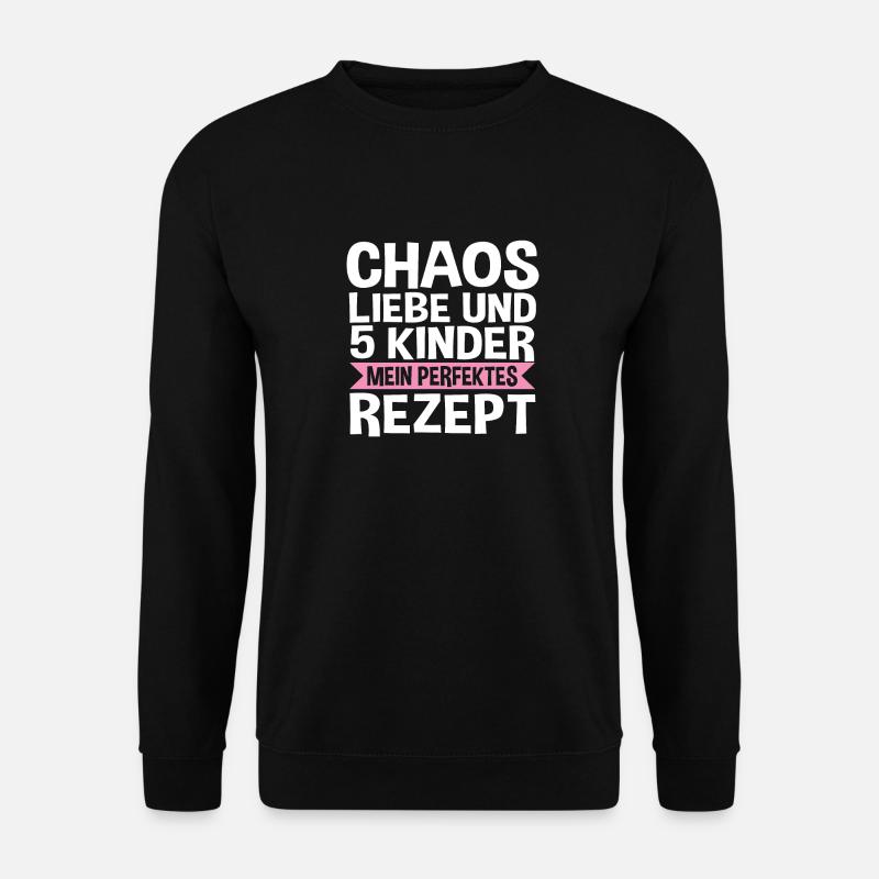 Mama Von 5 Kindern - Unisex Pullover - Schwarz