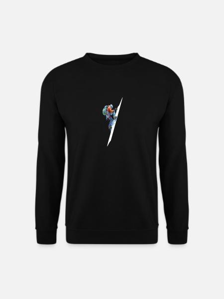 Extrem-Eiskletterer-Abenteuer Extreme Climber - Unisex Pullover - Schwarz