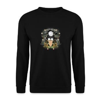 Nature Frog Frogs Toad - Unisex Sweatshirt - black - Front - Alina (178cm) & Michal (187cm)