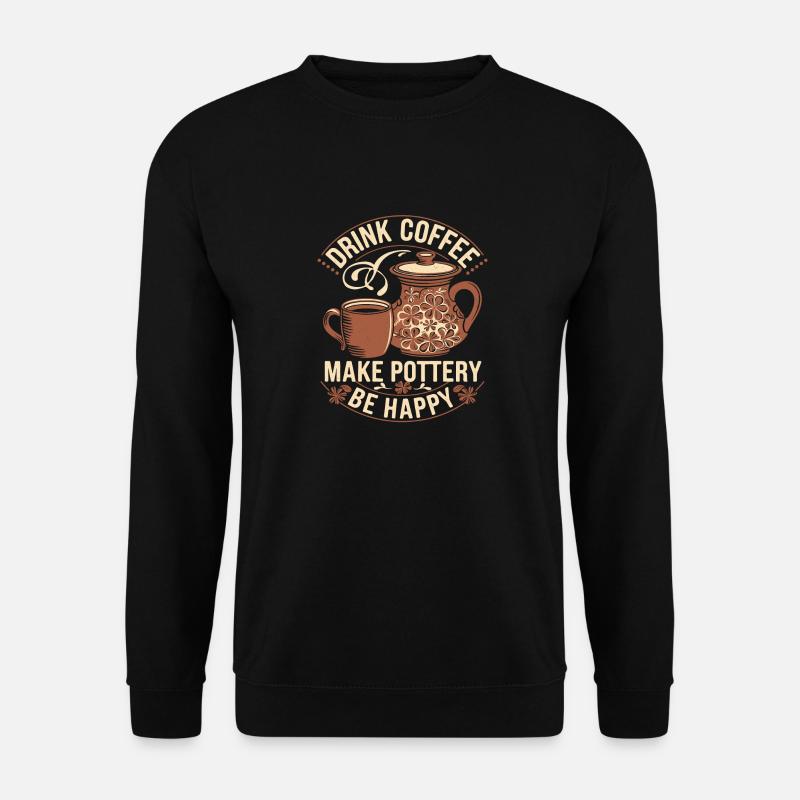 Töpfer Lustiges Töpfern - Unisex Pullover - Schwarz