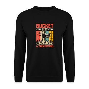 Parachutisme Parachutisme Parachutiste - Sweat-shirt Unisexe - noir - Devant - Alina (178cm) & Michal (187cm)