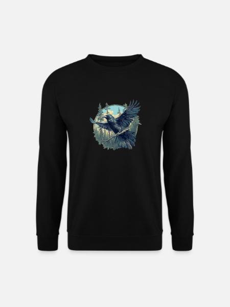 Crows Crow - Unisex Sweatshirt - black
