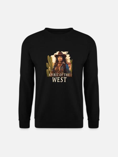 L’ DE L’OUEST - Sweat-shirt Unisexe - noir