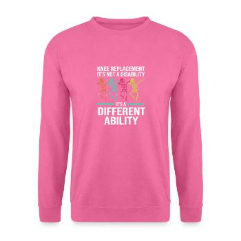 Knie Operation - Unisex Pullover - Pink - Vorne