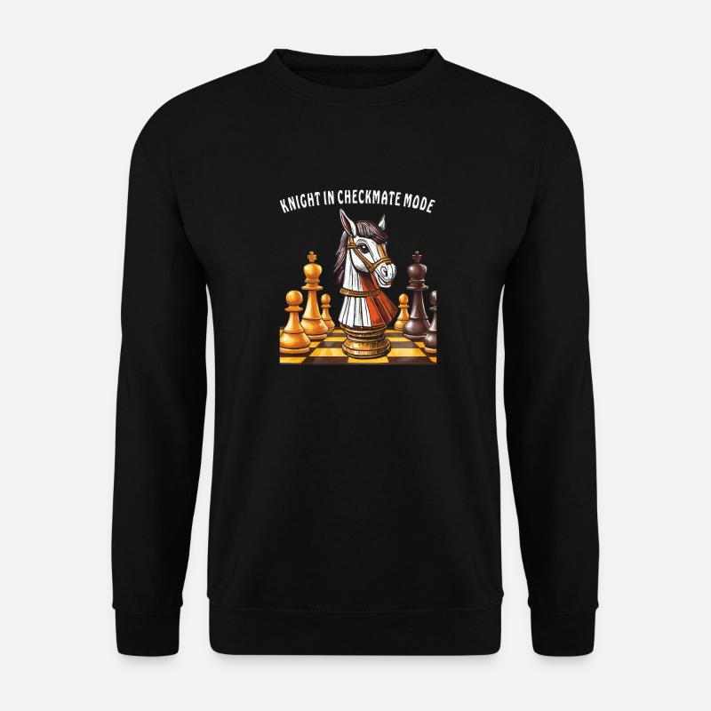 SCHACH KNIGHT IN CHECKMATE MODE - Unisex Pullover - Schwarz