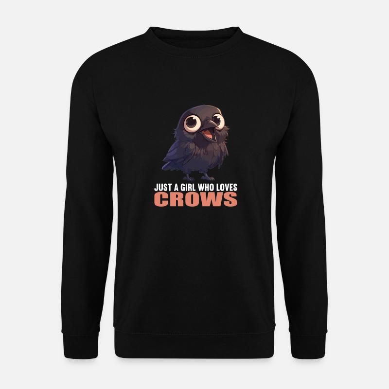 Krähen Krähe - Unisex Pullover - Schwarz