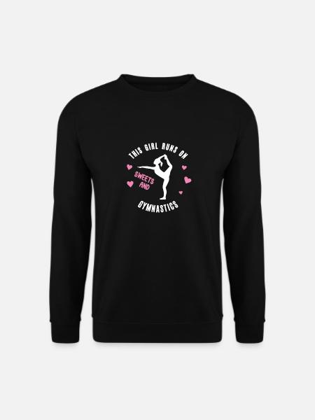 Kunstturnen Turnen Gymnastik Turnerin Turn Girls - Unisex Pullover - Schwarz