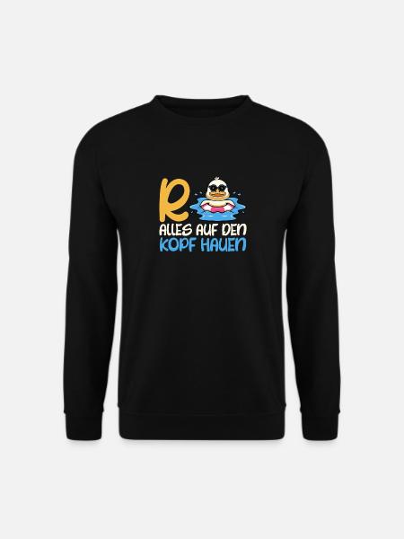 R ENTE ALLES AUF DEN KOPF HAUEN Ruhestand - Unisex Pullover - Schwarz