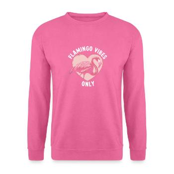 Flamingo - Unisex Pullover - Pink - Vorne