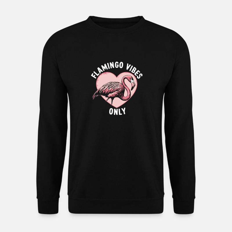 Flamingo - Unisex Sweatshirt - black