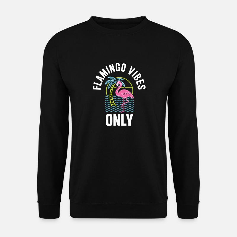 Flamingo - Unisex Sweatshirt - black