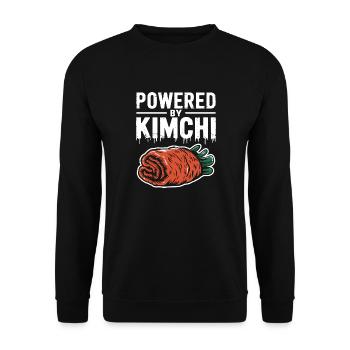 L’indulgence coréenne et l’amour du kimchi - Sweat-shirt Unisexe - noir - Devant - Alina (178cm) & Michal (187cm)