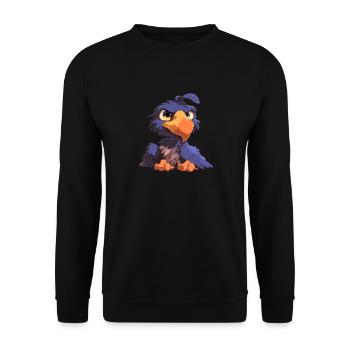 Dodos Dodo - Unisex Sweatshirt - black - Front - Alina (178cm) & Michal (187cm)