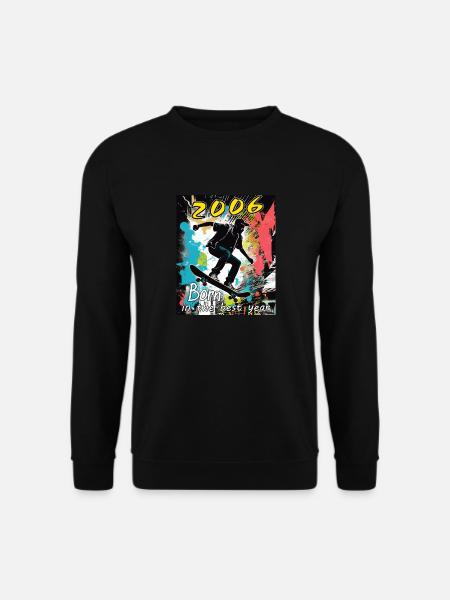 2006 SKAETER Born in the best year - Unisex Pullover - Schwarz