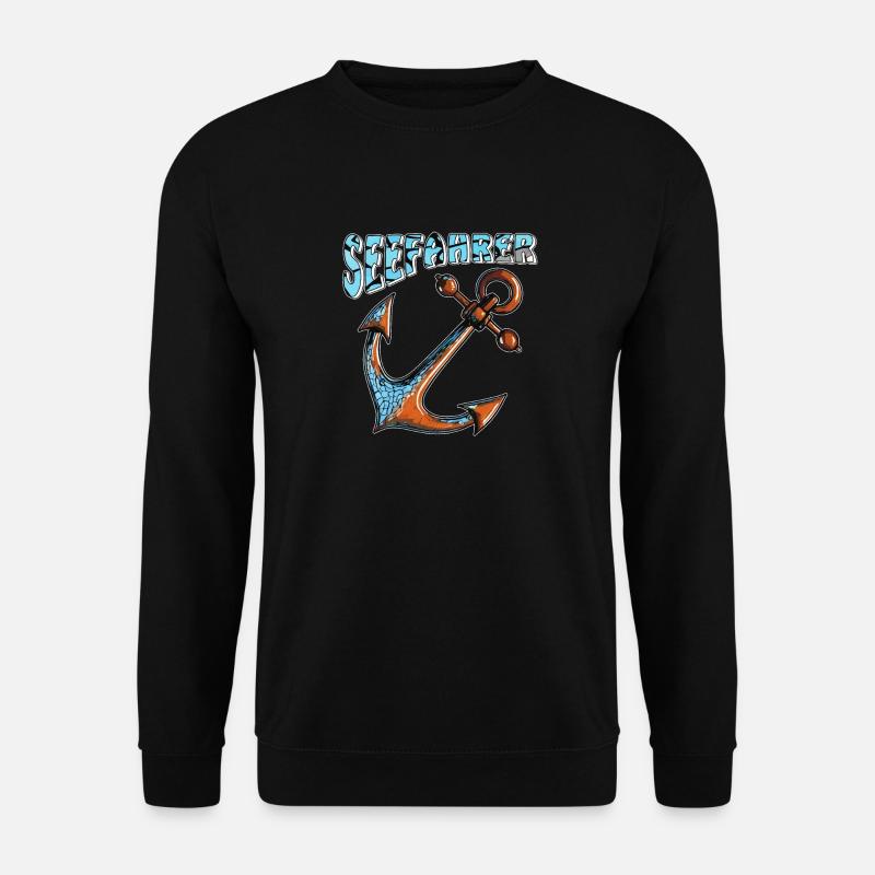 SCHIFFANKER SEEFAHRER - Unisex Pullover - Schwarz