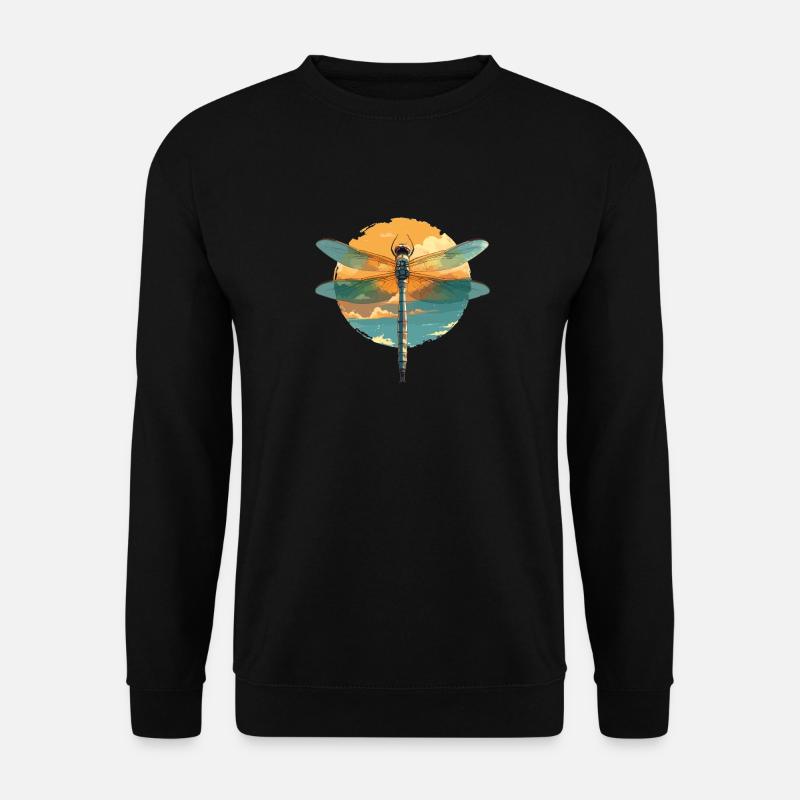 Libellen Libelle - Unisex Pullover - Schwarz