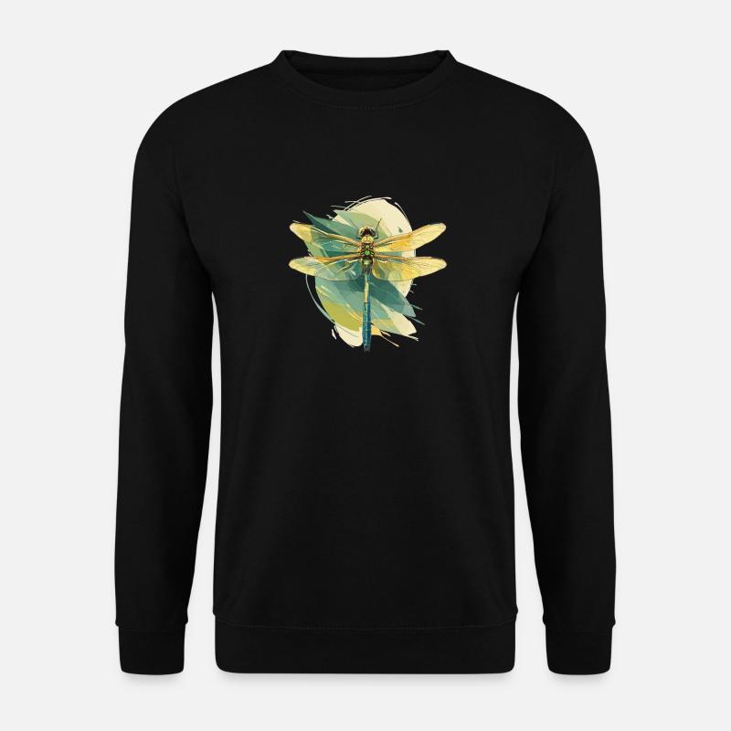 Libellen Libelle - Unisex Pullover - Schwarz