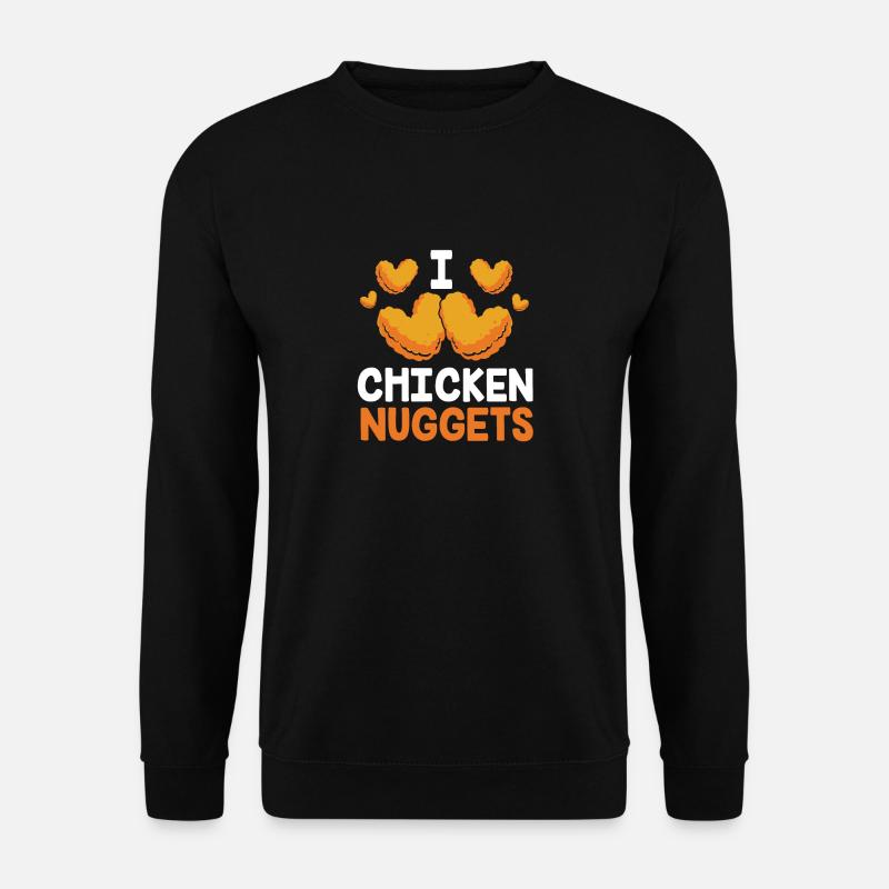 chicken nuggets - Unisex Sweatshirt - black