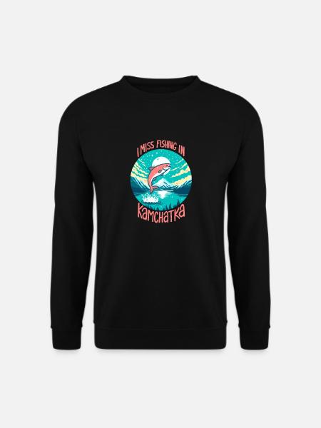 Fishing in Kamchatka - Unisex Sweatshirt - black
